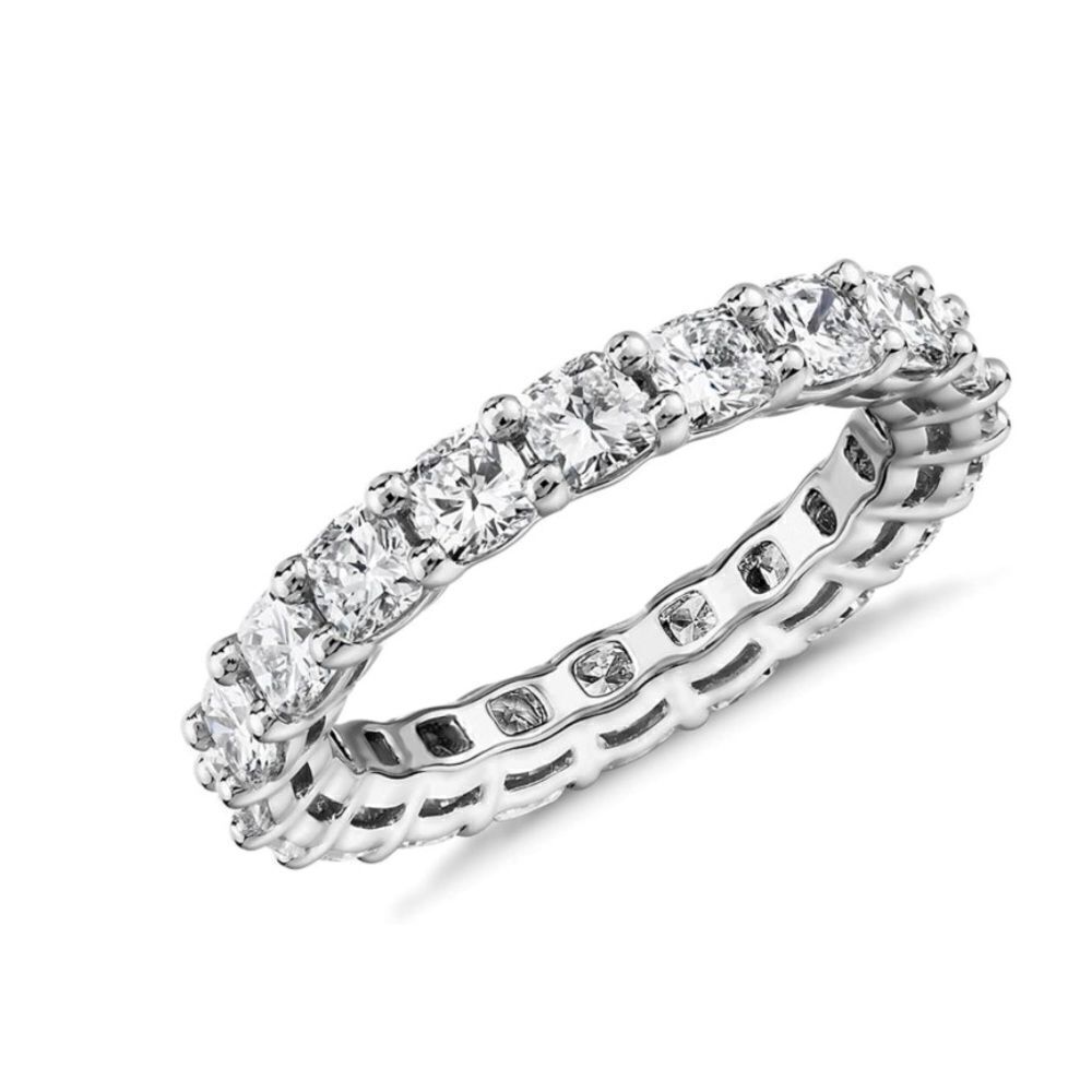 Paved Wedding Band Ring